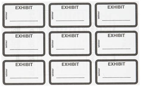 Exhibit Label Template For Galleries