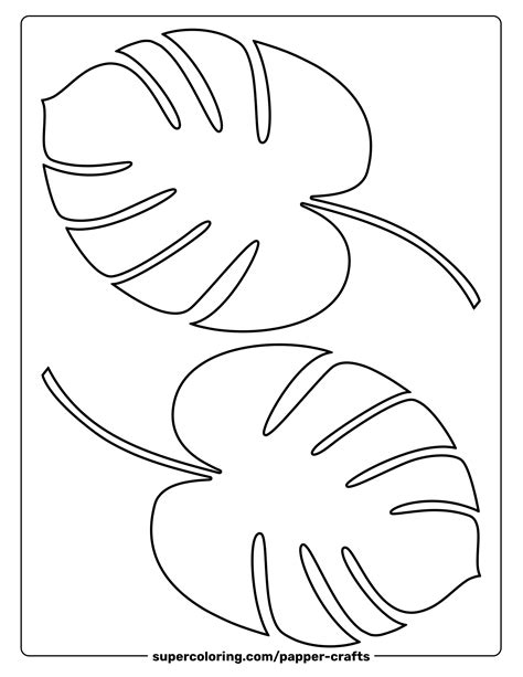 Exotic Leaf Template 2