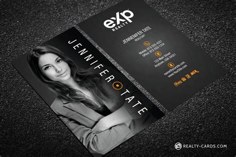 EXP Realty Real Estate Agents Business Card Template