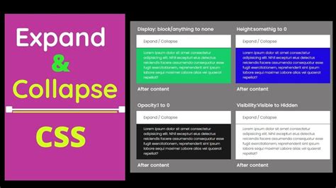 Advanced Expand and Collapse Techniques