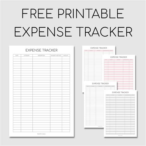 Expense Tracker Templates