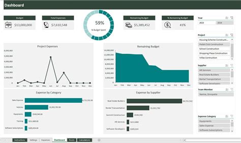 Expense Tracking Spreadsheet