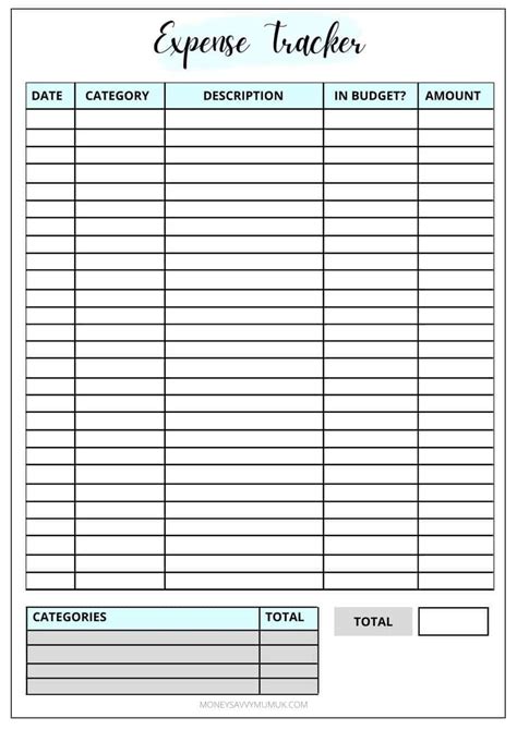 Expense Tracking