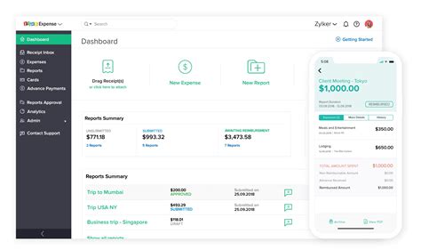 Expense tracking software