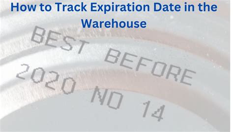 Expiration Date Tracking Solution