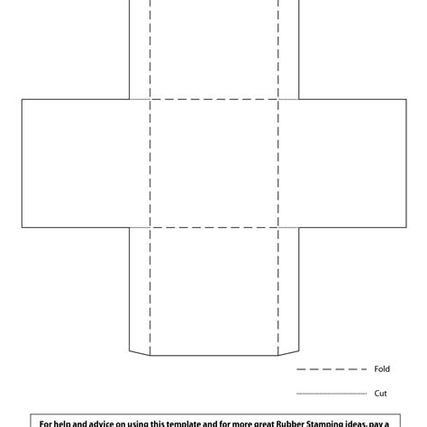 Exploding box template example 3