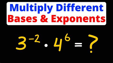 Exponents with Different Bases