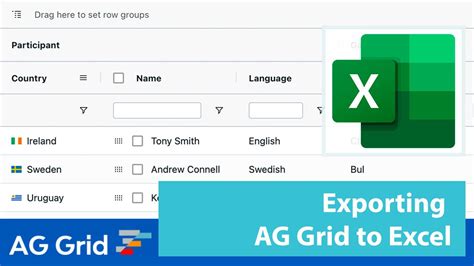 Export Feature in Excel