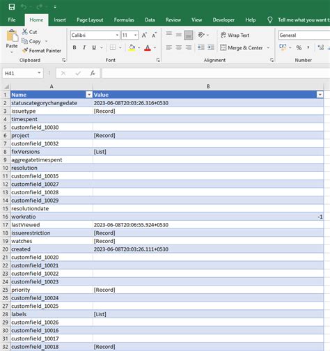 Automated Export Method