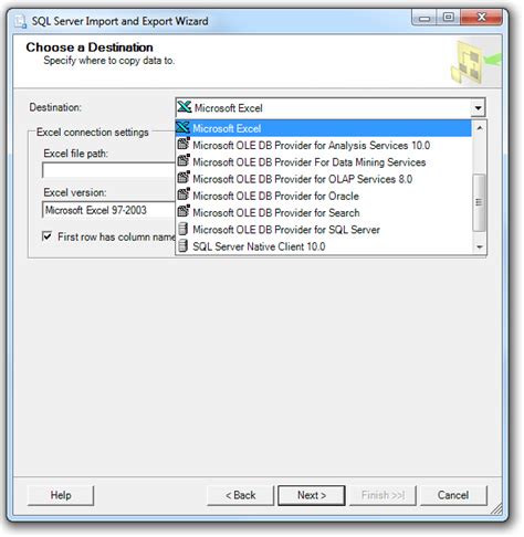 Export SQL to Excel using bcp utility