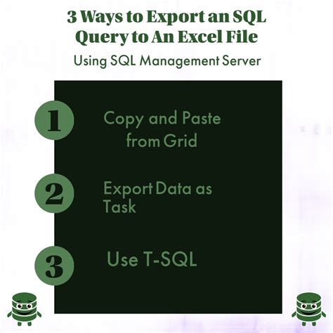 Export SQL Query Results to Excel Image 10