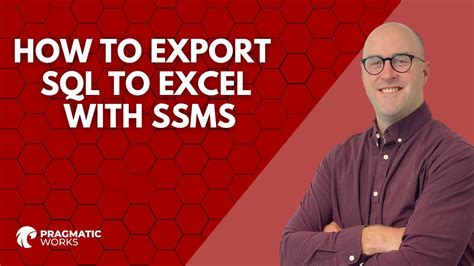 Export SQL to Excel using SSMS