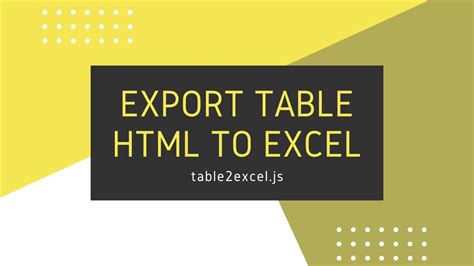 Using Excel's From Web Feature