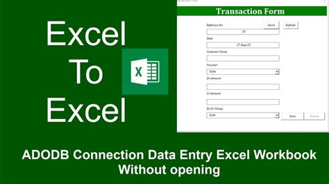 Export to Excel using ADODB object