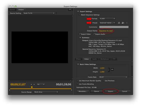 Exporting and Sharing Your Video