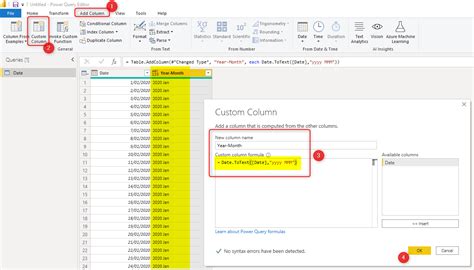 Extract Date from Filename using Power Query