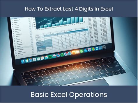 Extract Last Four Digits in Excel