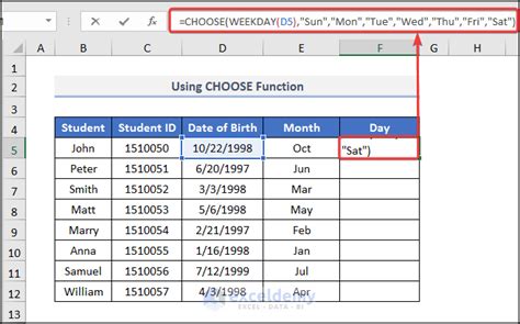 Extract Month from Date in Excel