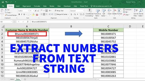 Extract Numbers from Excel Cells Add-ins