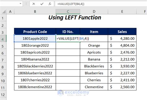 Extract Numbers from Excel Cells Shortcuts