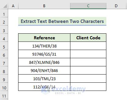 Extract Text Between Two Characters Example 3