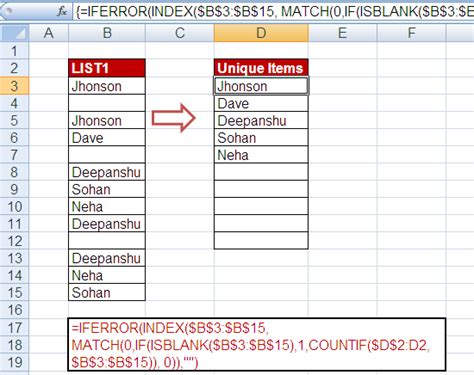 Extract Unique Values using Add-in