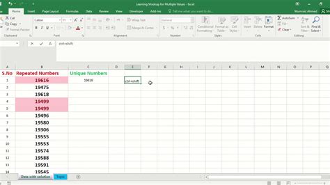 Extract Unique Values using Excel Add-ins