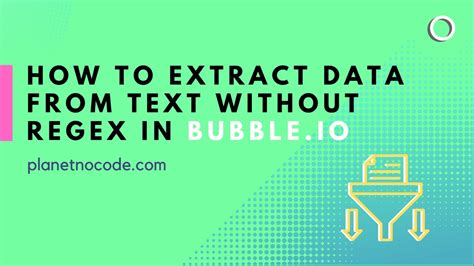 Extracting Data from Text