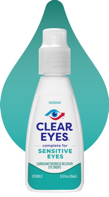 Eye care products for sensitive eyes