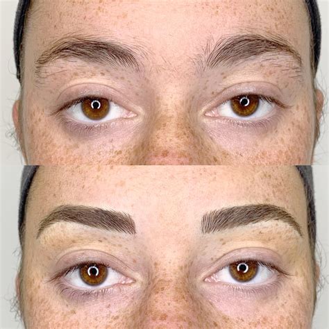 Eyebrow tattoos for fuller brows