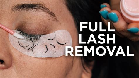 Eyelash Extension Removal