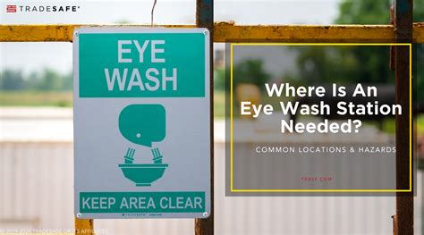 Eyewash Station Hazards