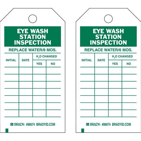 Eyewash Station Inspection