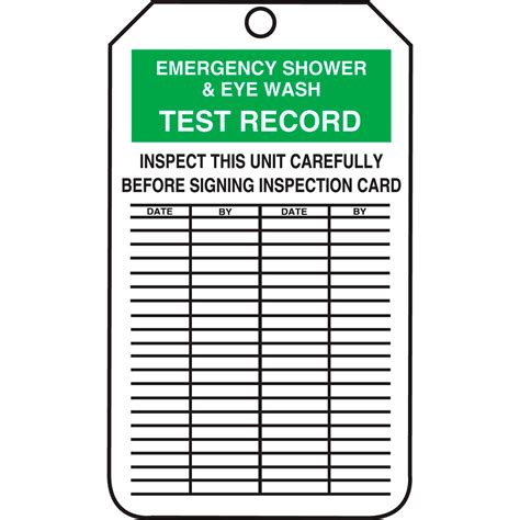 Eyewash Station Record-Keeping