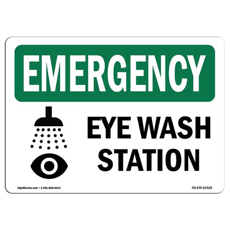 Eyewash Station Sign Compliance