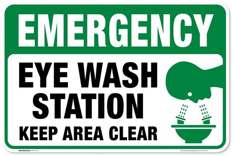 Eyewash Station Sign Importance