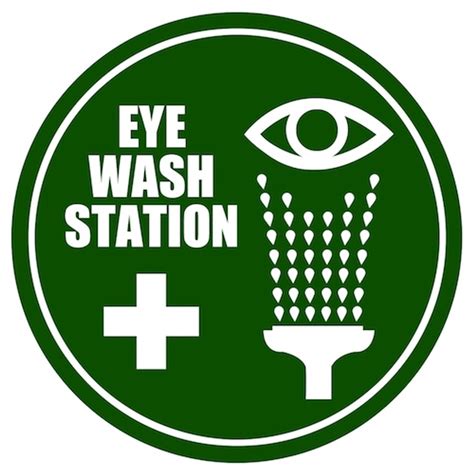 Eyewash Station Sign Safety