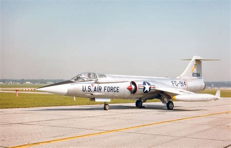 An F-104 Starfighter taking off