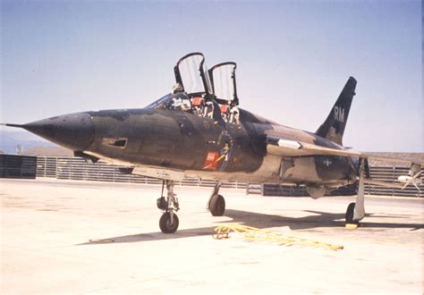 F-105 Wild Weasel crew posing in front of their aircraft