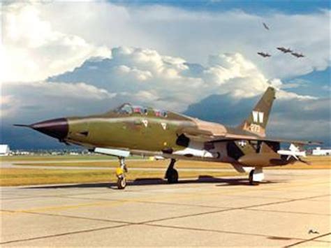 F-105 Wild Weasel undergoing testing