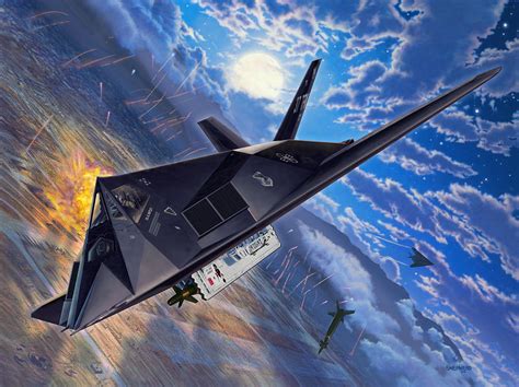 F-117 Nighthawk art by Stein