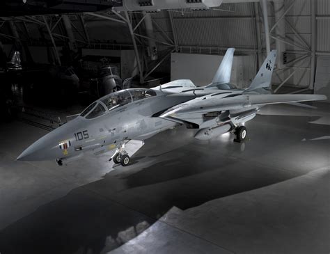 F-14 Tomcat on the deck of an aircraft carrier