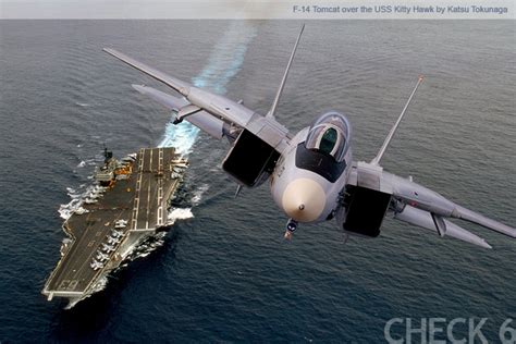 F-14 Tomcat on carrier