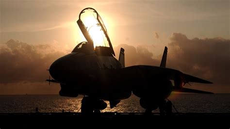 F-14 Tomcat sunset