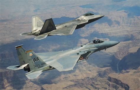 F-15 and F-22