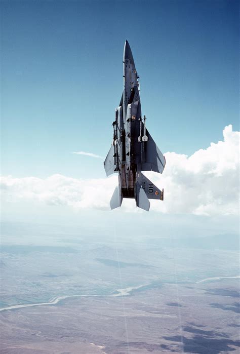 F-15 climbing