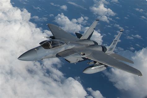 An F-15 Eagle during a training exercise