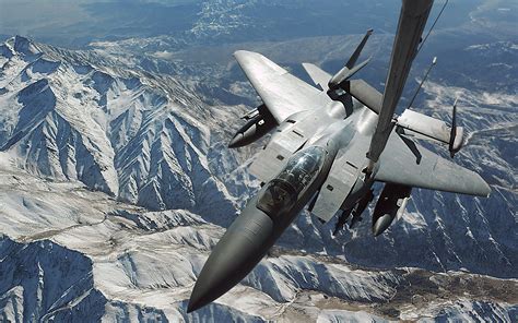 F-15 Eagle aircraft on the runway