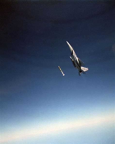 F-15 Shoots Down Satellite