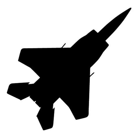 F-15 Silhouette with American Flag